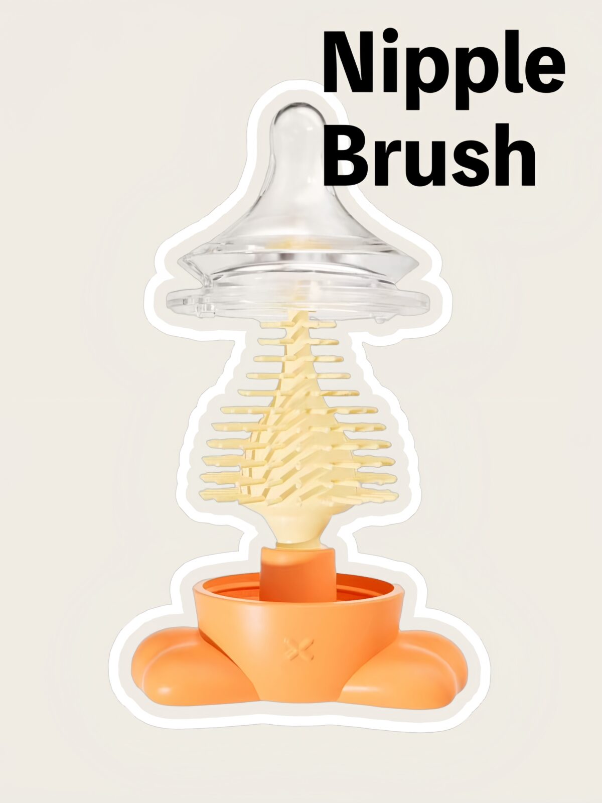 3-in-1 Bottle Brush Set (with a cat cartoon pattern) - Image 3
