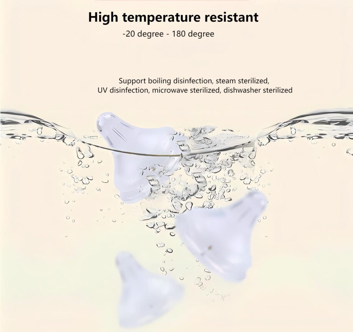 BPA-Free Silicone 5cm Ultra Caliber Replacement Nipple - Image 5