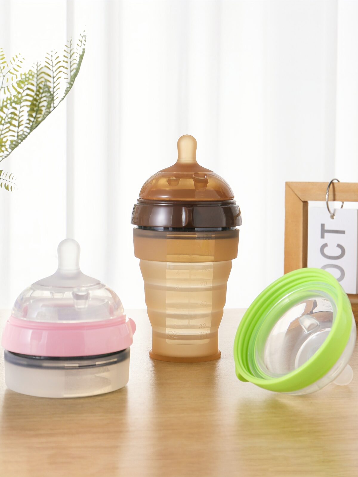 Silicone Baby Bottle--Collapsible 180ml - Image 1