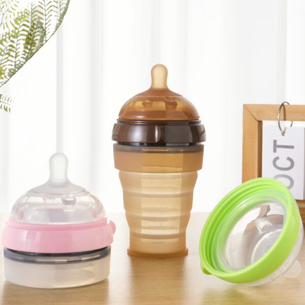 Silicone Baby Bottle--Collapsible 180ml