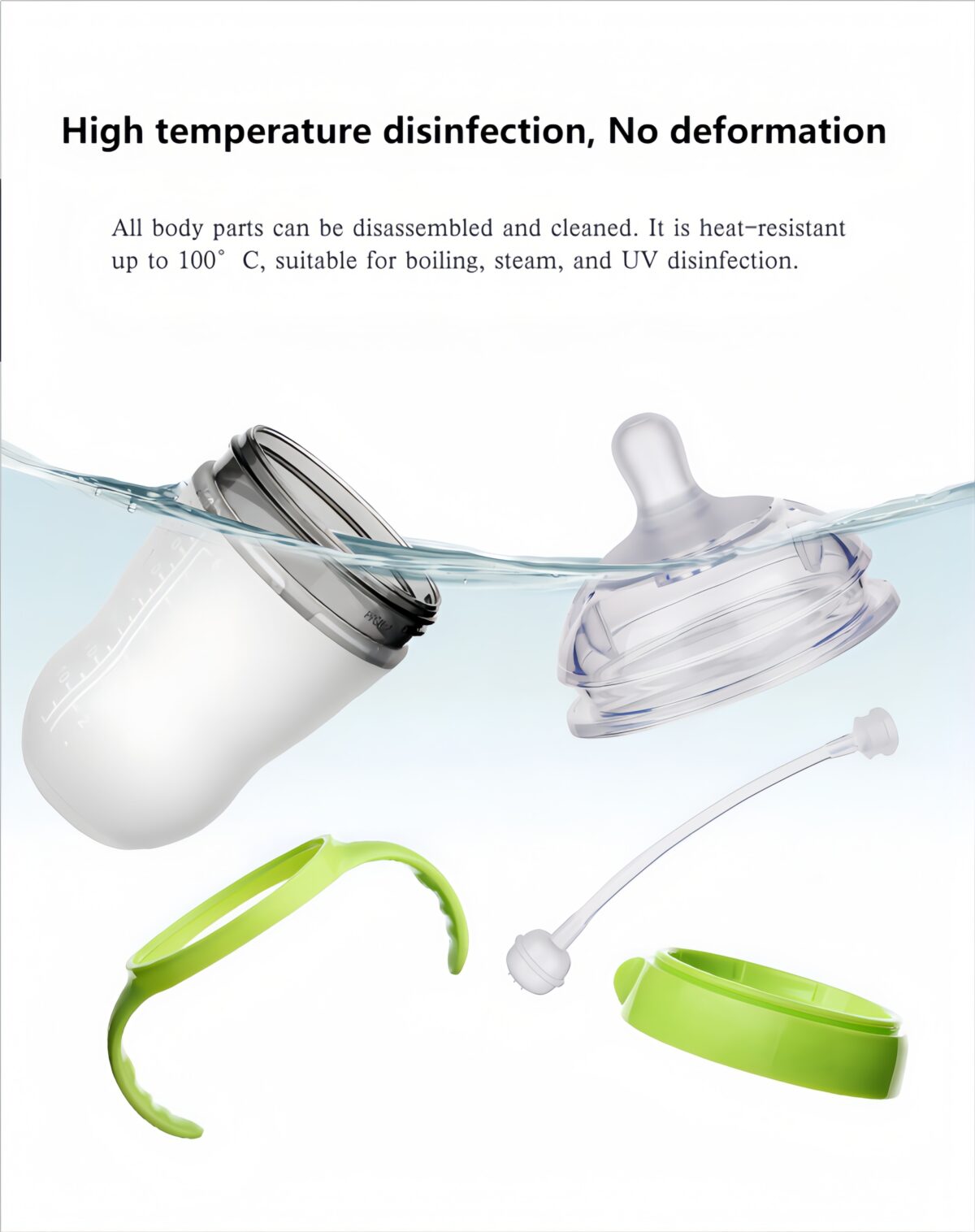 Silicone Baby Bottle--150ml & 250ml - Image 6