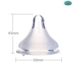 BPA-Free Silicone 5cm Ultra Caliber Replacement Nipple - Image 2