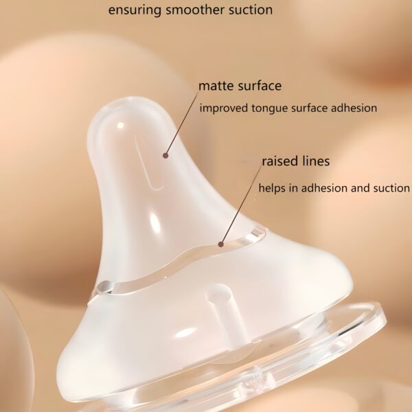 BPA-Free Silicone 5cm Wide Caliber Replacement Nipple