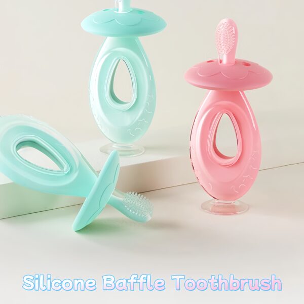 180° Silicone Baffle Toothbrush