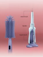 3-in-1 Bottle Brush Set (with a Rabbit cartoon pattern) - Image 5