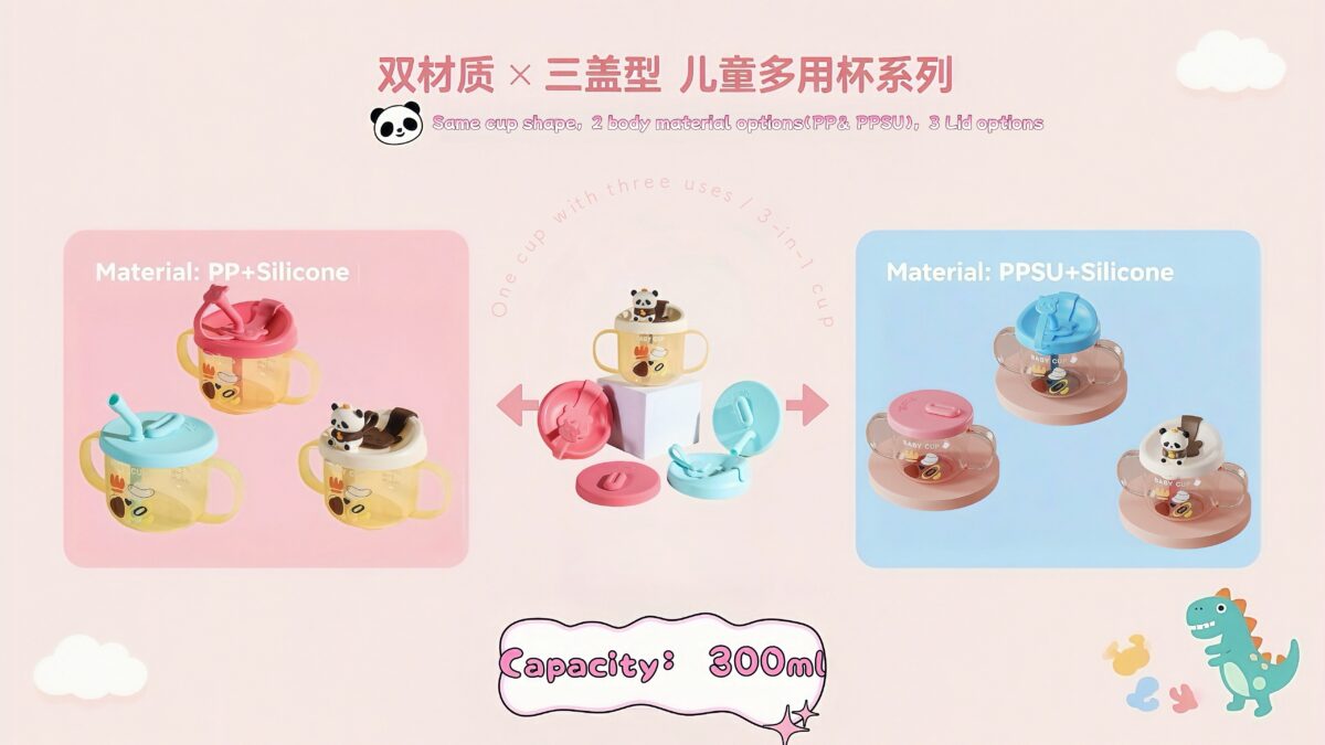 3-in-1 Cup （PP&PPSU），300ml - Image 2