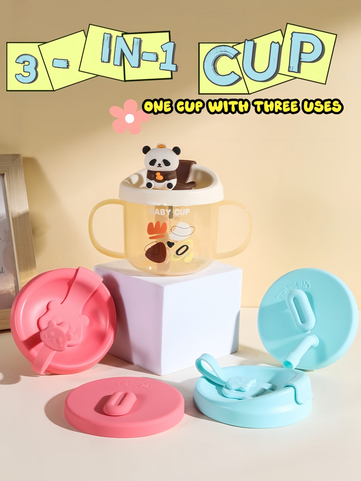 3-in-1 Cup （PP&PPSU），300ml - Image 1