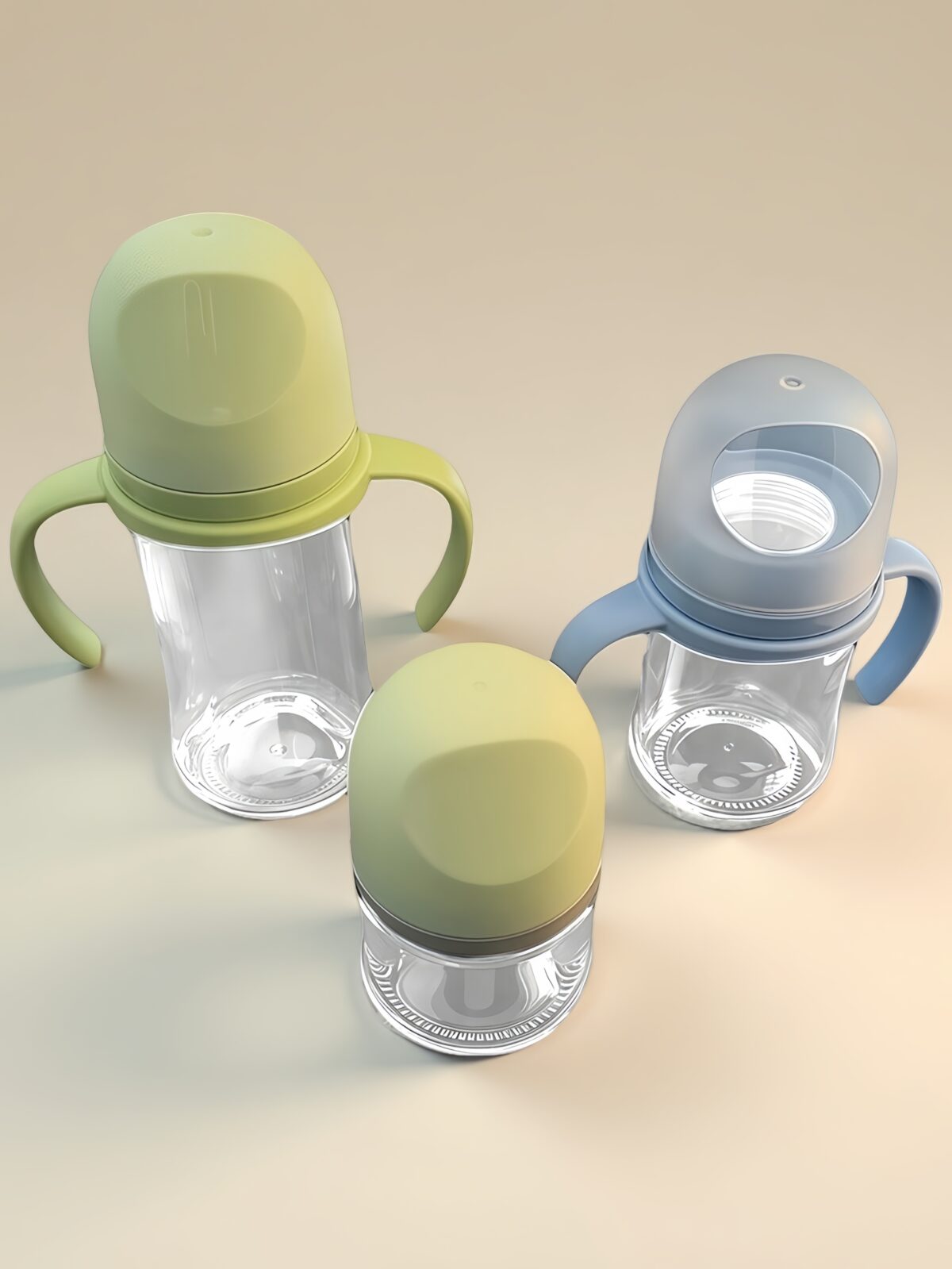 Glass Baby Bottles  80ml/160ml/240ml - Image 1