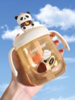 Cup with a panda cartoon (pattern),PP, 330ml