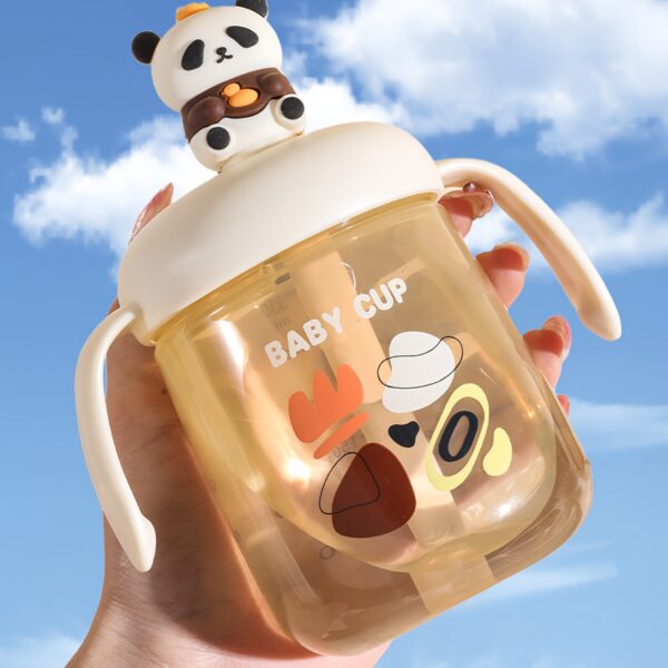 Cup with a panda cartoon (pattern),PP, 330ml