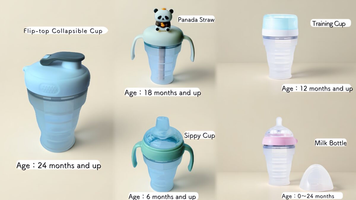 5-in-1 cup Fold & Swap Lids — One Cup, Endless Feeding Scenarios! 180ml - Image 2